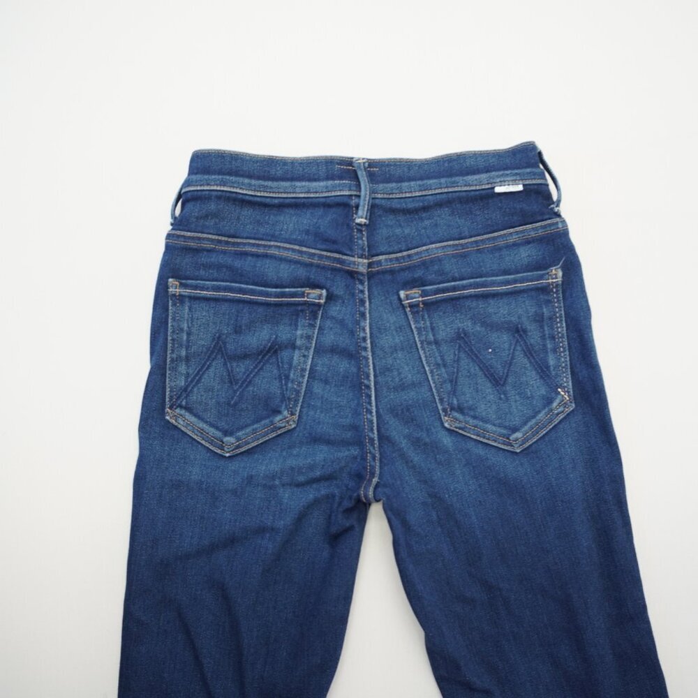 MOTHER The Insider Crop Step Fray Jeans in Home Movies‎ Size 26 - Picture 5 of 14